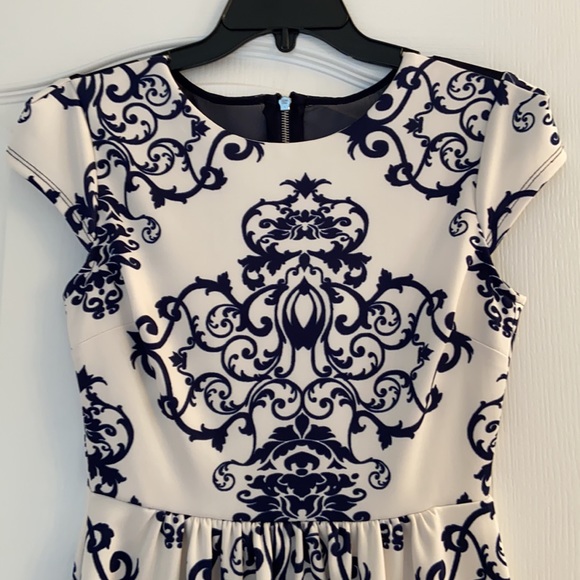 Navy & White Dress - Picture 2 of 6